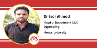 Mewar University, Chittorgarh, Head of Civil Engineering Department: Dr. Esar Ahmad Interview